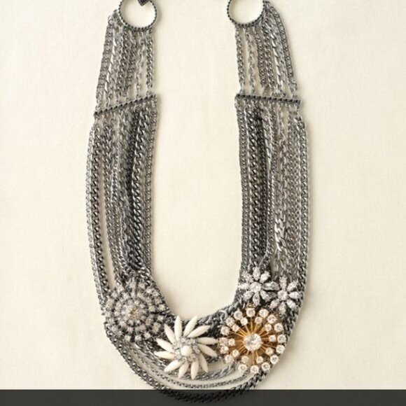 Stella & Dot Metropolitan Crystal Statement Necklace - Picture 5 of 9